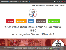 Tablet Screenshot of charvinsports.fr